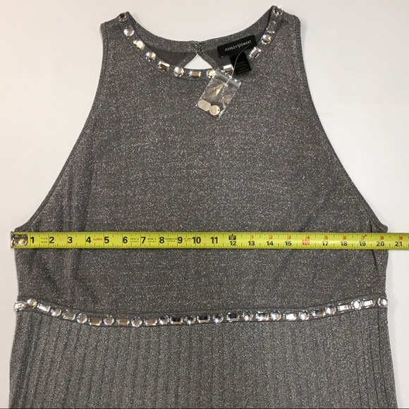 Ashley Stewart Plus Size Sleeveless Holiday Blouse - Picture 4 of 5